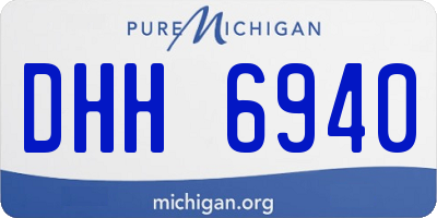MI license plate DHH6940