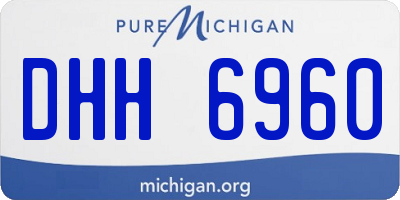 MI license plate DHH6960