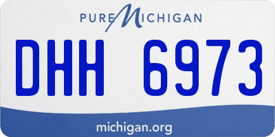 MI license plate DHH6973