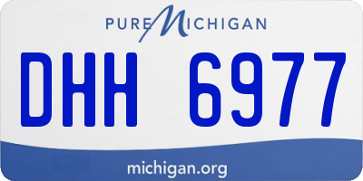 MI license plate DHH6977