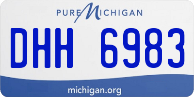 MI license plate DHH6983
