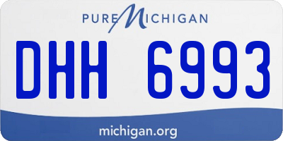 MI license plate DHH6993