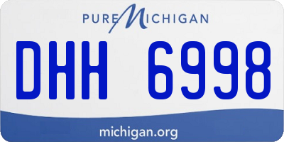 MI license plate DHH6998