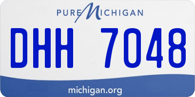 MI license plate DHH7048