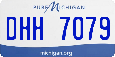 MI license plate DHH7079