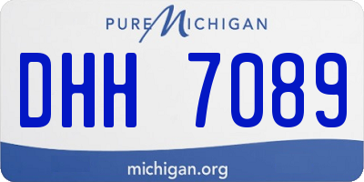 MI license plate DHH7089
