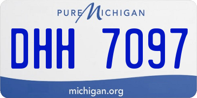 MI license plate DHH7097