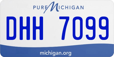MI license plate DHH7099