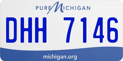 MI license plate DHH7146