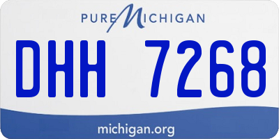 MI license plate DHH7268