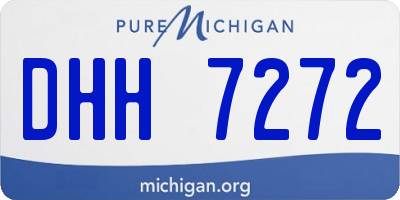MI license plate DHH7272