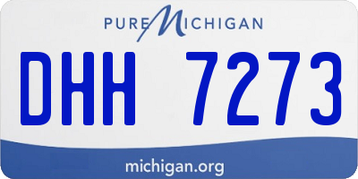 MI license plate DHH7273