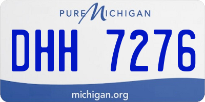 MI license plate DHH7276