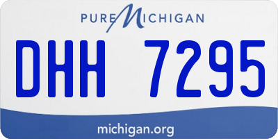 MI license plate DHH7295