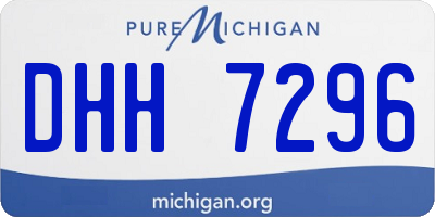 MI license plate DHH7296