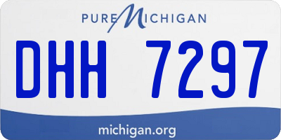 MI license plate DHH7297