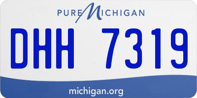 MI license plate DHH7319