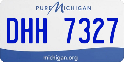 MI license plate DHH7327