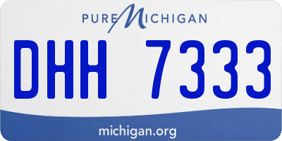 MI license plate DHH7333