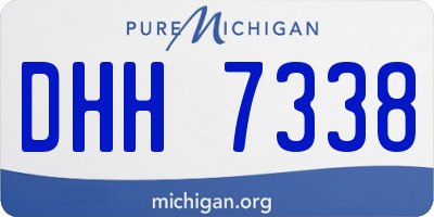 MI license plate DHH7338