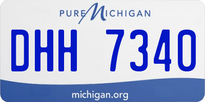 MI license plate DHH7340