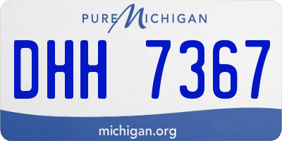 MI license plate DHH7367
