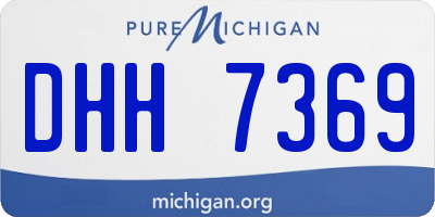 MI license plate DHH7369