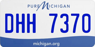 MI license plate DHH7370