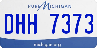 MI license plate DHH7373