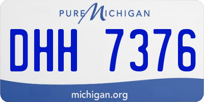 MI license plate DHH7376