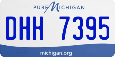 MI license plate DHH7395