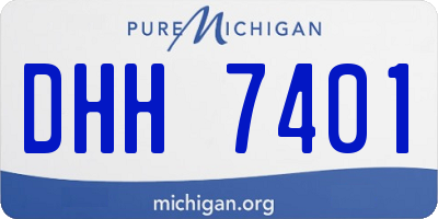 MI license plate DHH7401