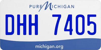 MI license plate DHH7405