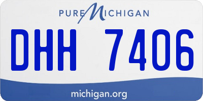 MI license plate DHH7406