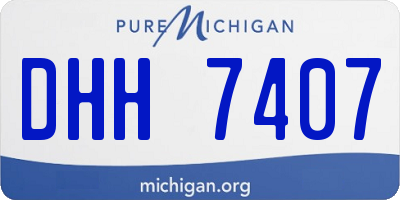 MI license plate DHH7407