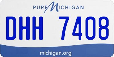 MI license plate DHH7408