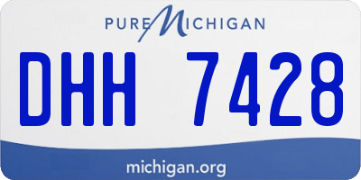 MI license plate DHH7428