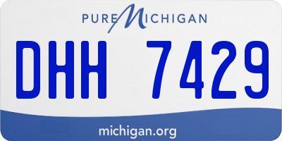 MI license plate DHH7429