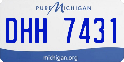 MI license plate DHH7431