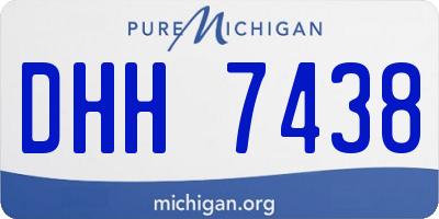 MI license plate DHH7438