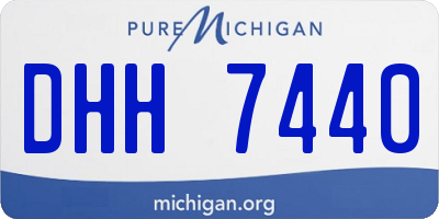MI license plate DHH7440