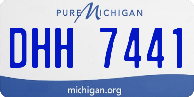 MI license plate DHH7441