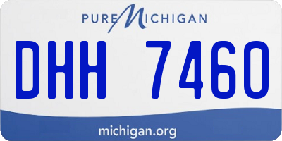 MI license plate DHH7460