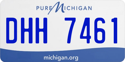 MI license plate DHH7461