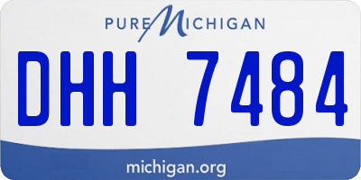 MI license plate DHH7484