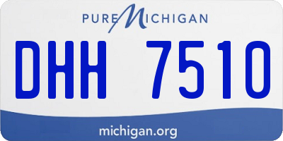 MI license plate DHH7510