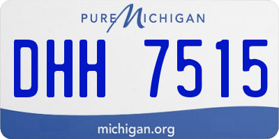 MI license plate DHH7515