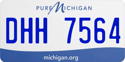 MI license plate DHH7564