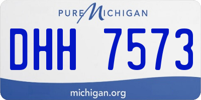 MI license plate DHH7573