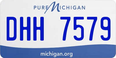 MI license plate DHH7579